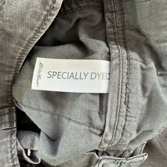 Eddie Bauer Pants Womens 2 Grey Cotton Blend Specially Dyed Slash Pockets - Picture 5 of 11